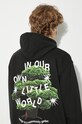 Market hanorac de bumbac Community Garden Hoodie negru 397000580