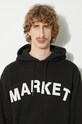 Market hanorac de bumbac Community Garden Hoodie 397000580 negru