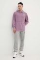 Bavlněná mikina Rip Curl 04EMFL fialová SS24