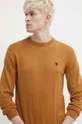 brązowy Timberland sweter bawełniany