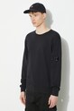 C.P. Company cotton sweatshirt Light Fleece black 16CMSS032A002246G