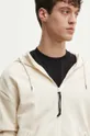 beige C.P. Company cotton sweatshirt Diagonal Raised Fleece Goggle