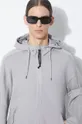gray C.P. Company cotton sweatshirt Diagonal Raised Fleece Goggle