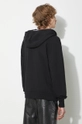 Abbigliamento C.P. Company felpa in cotone Diagonal Raised Fleece Zipped 16CMSS400A005086W nero