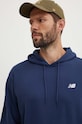 New Balance felpa Sport Essentials blu navy MT41508NNY