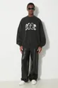 032C cotton sweatshirt 'Eternal' Bubble Crewneck black