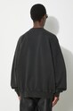 Odzież 032C bluza bawełniana 'Eternal' Bubble Crewneck SS24.C.2020 czarny