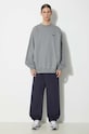 032C cotton sweatshirt 'Mutli-Media' Bubble Crewneck SS24.C.2022 gray SS24