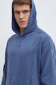 adidas bluza bawełniana niebieski IR5196