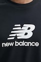 New Balance bluza Stacked Logo French MT41500BK negru