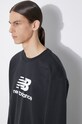 Dukserica New Balance Stacked Logo French MT41500BK crna