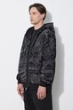PLEASURES bluza Signal Zip Up Hoodie czarny P24SP015.BLACK