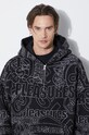 PLEASURES bluza Signal Zip Up Hoodie P24SP015.BLACK czarny