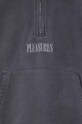 Памучен суичър PLEASURES Skull Spiral Quarter Zip P24SP035.BLACK