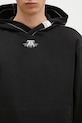 Ader Error felpa Hoodie nero BN01SSHD0102