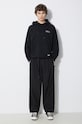 NEIGHBORHOOD cotton sweatshirt Plain Sweat Parka 241FPNH.CSM02 black SS24