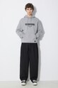 NEIGHBORHOOD felpa in cotone Classic 241FPNH.CSM04 grigio SS24