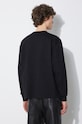 Одяг Бавовняний лонгслів NEIGHBORHOOD Classic-P Crewneck 241FPNH.CSM05 чорний