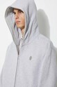 Abbigliamento A Bathing Ape felpa Metal One Point Full Zip Hoodie 1J80115051 grigio