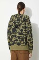 Бавовняна кофта A Bathing Ape 1St Camo Full Zip Hoodie 1J80115001 зелений SS24