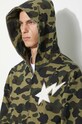 Одяг Бавовняна кофта A Bathing Ape 1St Camo Full Zip Hoodie 1J80115001 зелений