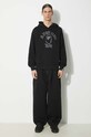 Кофта A Bathing Ape Rhinestone College Pullover Hoodie 1K30114306 чёрный SS24