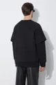 Neil Barrett sweatshirt Slim Dropped Shoulder Double Layer Sweatshirt Insole: 100% Polyester Main: 74% Cotton, 21% Polyester, 5% Elastane
