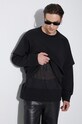 Кофта Neil Barrett Slim Dropped Shoulder Double Layer Sweatshirt MY72251R.Y501.001N чорний