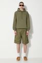 Bavlněná mikina Maharishi Dragon Bamboo Hooded Sweat 5075.OLIVE zelená SS24