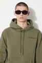 Βαμβακερή μπλούζα Maharishi Dragon Bamboo Hooded Sweat 5075.OLIVE πράσινο