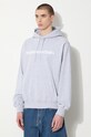 Памучен суичър thisisneverthat T-logo LT Hoodie сив TN240TSWHO01