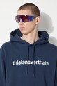 Bavlněná mikina thisisneverthat T-logo LT Hoodie TN240TSWHO01 námořnická modř