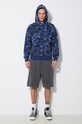 A Bathing Ape cotton sweatshirt Color Camo Shark Pullover Hoodie 1K30114002 navy SS24