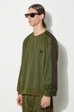 Needles felpa Track Crew Neck Shirt verde OT227
