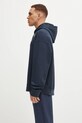 Maison Kitsuné felpa in cotone Bold Fox Head Patch Oversize Hoodie LM00705KM0001 blu navy AA00