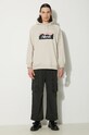 Кофта Nanga Eco Hybrid Box Logo Sweat Hoodie NW2311.1F202 бежевый SS24