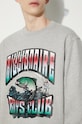 Bavlnená mikina Billionaire Boys Club Big Catch Crewneck B24230 sivá
