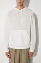 Хлопковая кофта MKI MIYUKI ZOKU Loose Gauge Hoody LOOSE.GAUGE.HOODY белый