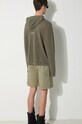 Abbigliamento MKI MIYUKI ZOKU felpa in cotone Loose Gauge Hoody LOOSE.GAUGE.HOODY verde