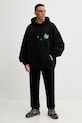 Кофта MKI MIYUKI ZOKU Leaf Hoody LEAF.HOODY чёрный SS24