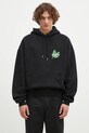 Odjeća Dukserica MKI MIYUKI ZOKU Leaf Hoody LEAF.HOODY crna