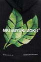 Dukserica MKI MIYUKI ZOKU Leaf Hoody LEAF.HOODY crna