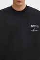 Кофта MKI MIYUKI ZOKU Resort Crewneck Sweat чорний RESORT.CREWNECK.SWEAT