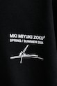 Pulover MKI MIYUKI ZOKU Resort Crewneck Sweat RESORT.CREWNECK.SWEAT črna
