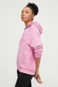 Βαμβακερή μπλούζα EA7 Emporio Armani ροζ