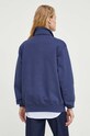 The Mercer Brand bluza bawełniana The Quarter Zip MEAP241007 granatowy