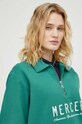 The Mercer Brand bluza bawełniana The Quarter Zip MEAP241007