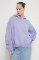 Bombažen pulover Kaotiko vijolična