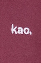 Bavlněná mikina Kaotiko AO087.02.G002 burgundské