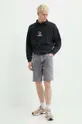 črna Bombažen pulover Kaotiko